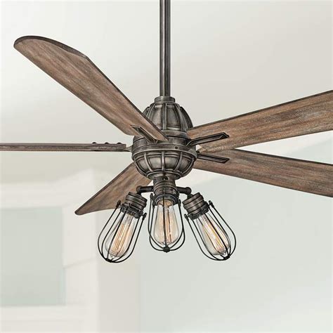 This custom handmade western style ceiling hugger fan features the same premium designs as our cl830 three light ceiling fan from the french country collection. Country - Cottage, Ceiling Fan With Light Kit, Ceiling ...