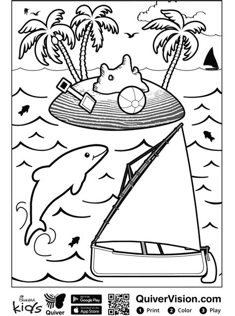 But coloring pages of boat like army boat, navy, ski, motor, speed, pilgrim and fishing boat are somewhat difficult and that are not simple to color. Kids-n-fun.com | Coloring page Quiver Sailboat