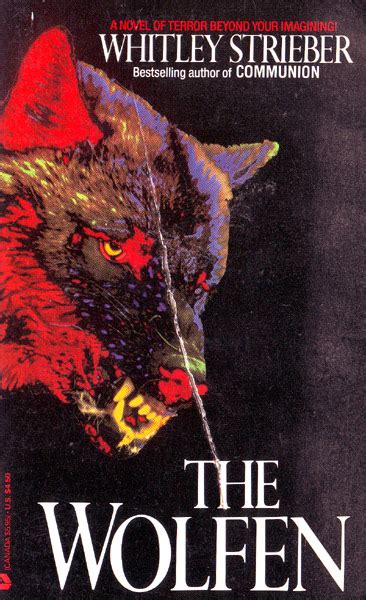 Too Much Horror Fiction The Wolfen By Whitley Strieber 1978