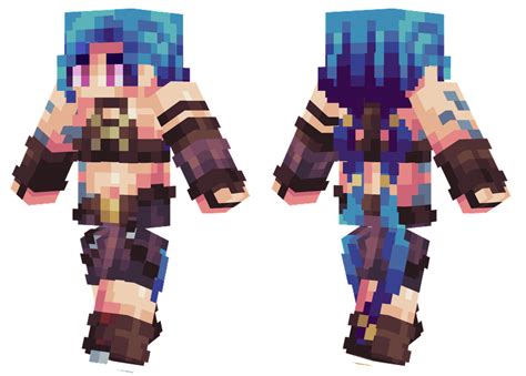Jinx Arcane Minecraft Skins