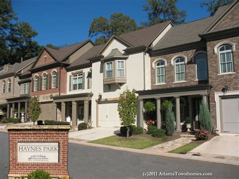 Haynes Park Townhomes in Alpharetta, Georgia.
