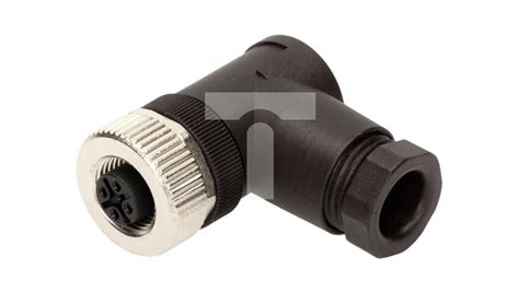 Round Connector M12 Socket Angled 4 Pin 7000 13021 0000000 T2de