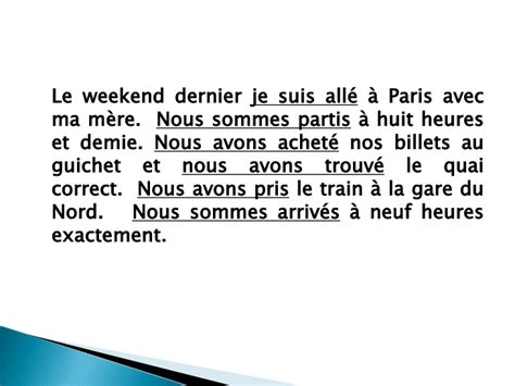 Dans ces phrases, conjugue les verbes au passé composé. Dictée passé composé