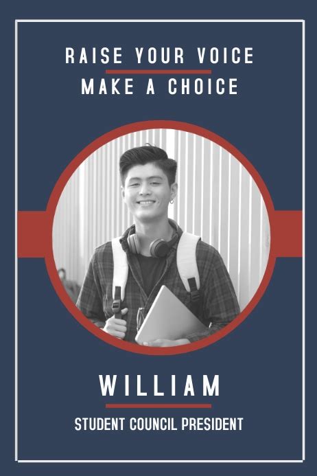 Modern High School Election Campaign Poster Template Postermywall