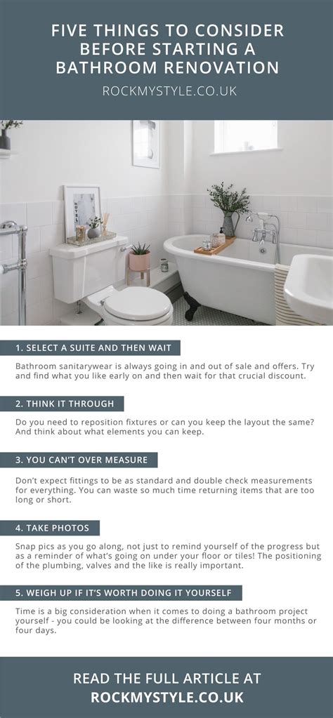 Five Things To Consider Before Starting A Bathroom Renovation Is It
