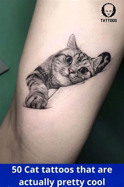 50 Cat Tattoos That Are Actually Pretty Cool In 2020 Cute Animal
