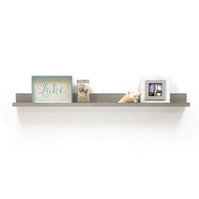 These picture ledge floating shelves can be built in just a few hours for around $20. 48" x 4.5" Picture Ledge Shelf Driftwood Gray - InPlace in ...