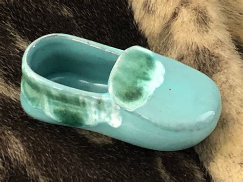 souvenir pottery moccasin dish mcmaster craft pot made in etsy