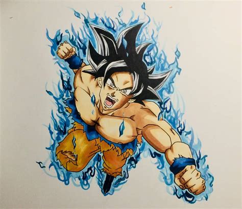 Comment Dessiner Goku Ultra Instinct Les Dessins Et Coloriage