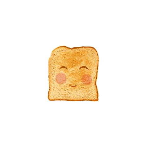 Ftestickers Toast Bread Cute Lovely Sticker By Picsart