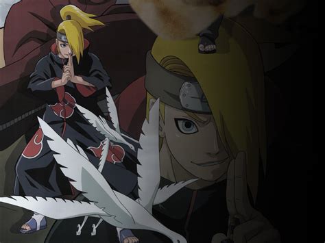 Wallpaper Anime Naruto Shippuuden Deidara Akatsuki Screenshot