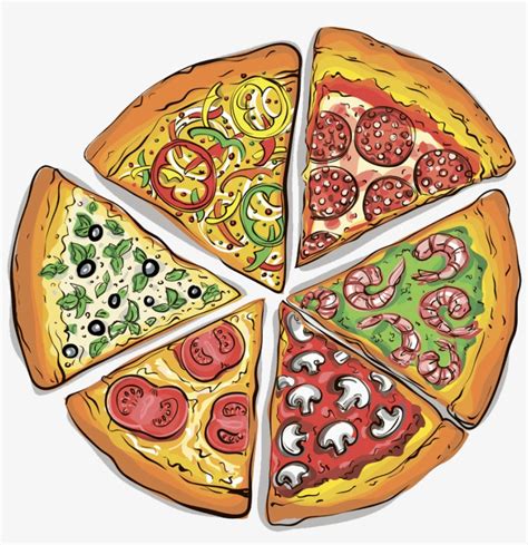 Watercolor Pizza Clipart Set Slice Of Pizza Png Ph