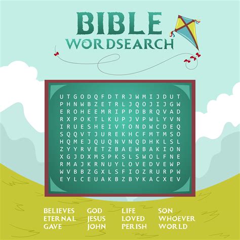 Bible Word Search For Kids Printable Word Search Printable Word