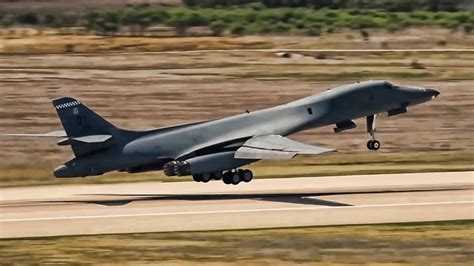 B 1b Bombers Takeoff At Andersen Afb And Dyess Afb 2022 Youtube