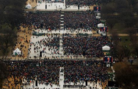 Inauguration 2017 Attendance A Photographic Fact Check The Atlantic