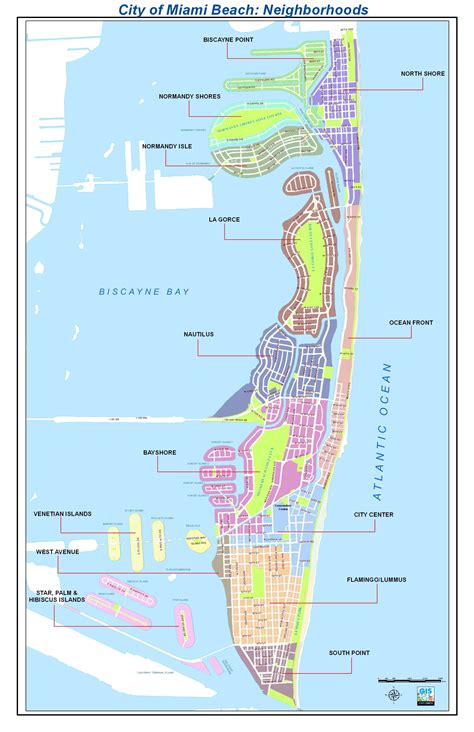Neighborhoods Map | City of Miami Beach