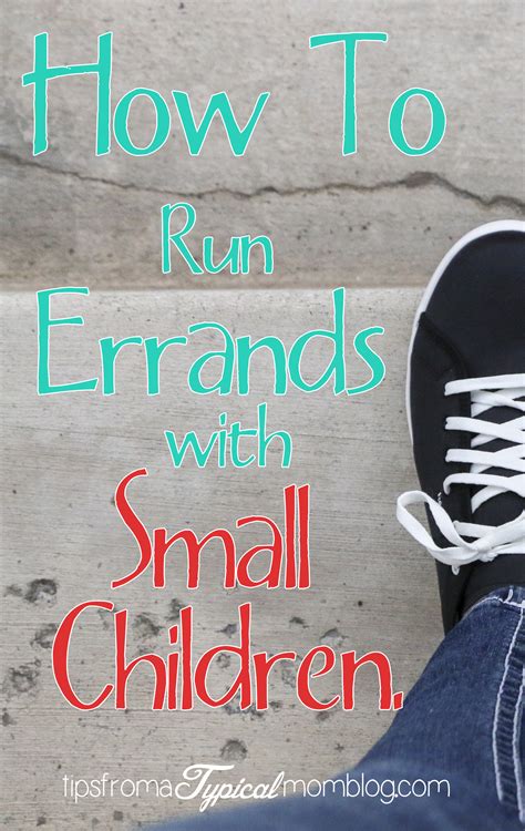 How to Run Errands with small children
