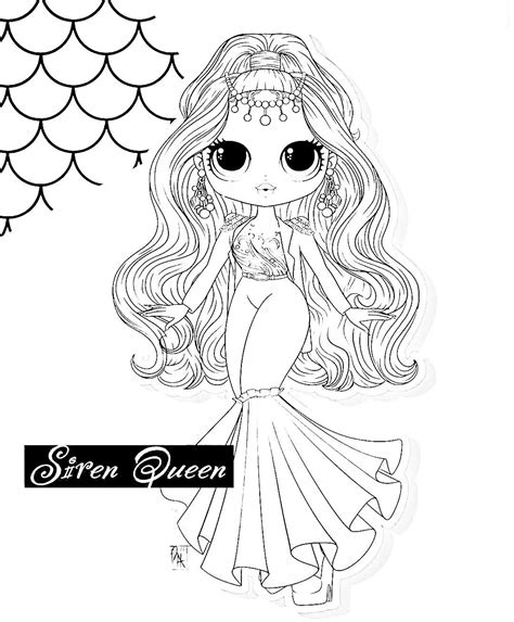 Lol Surprise Omg Dolls Coloring Pages Shopmallmy