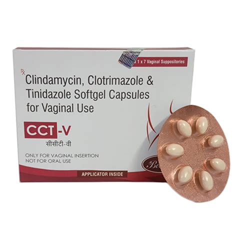 Clindamycin Clotrimazole And Tinidazole Softgel Capsules For Vaginal Use General Medicines At