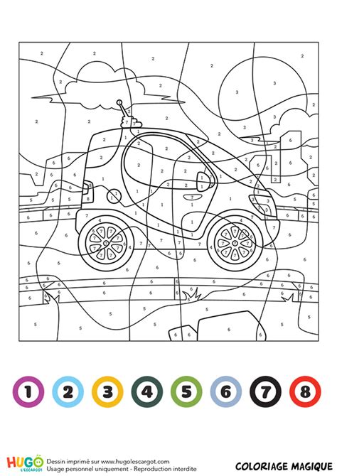 Découvrez donc ce coloriage magique et mathematique la voiture à dessiner et colorier dans les temps libre. Coloriage Magique Ce1 : Une Mini Voiture Dedans Coloriage ...