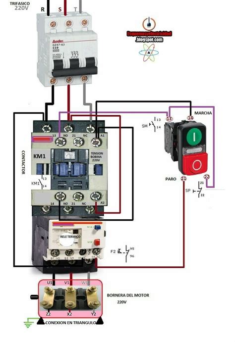 Single Phase Contactor Wiring Diagram With Timer