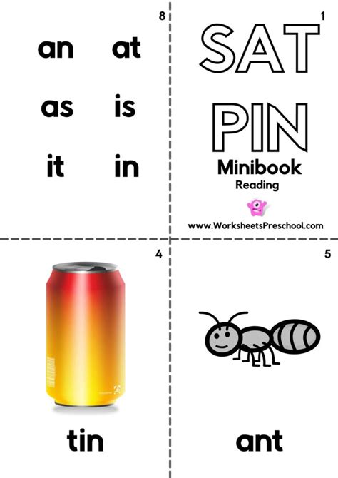 Free Printable Books For Preschoolers 6 Phonics Minibooks