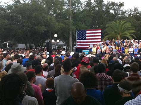 Obama Rally In Ybor City Draws Thousands Of Supporters Tampa Fl Patch