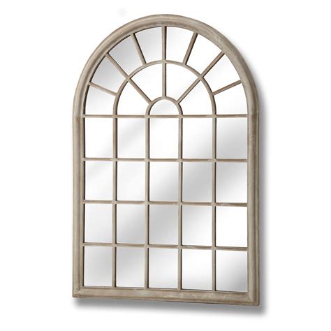 Rustic Arched Garden Window Mirror From Hill Interiors Window Mirror