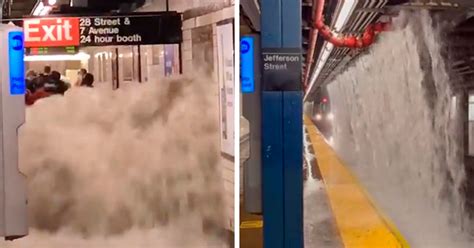 30 Photos From The Apocalyptic Flooding That Hit New York City Bored