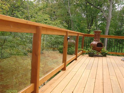 Find modern front wood, iron, metal, rustic & steel porch railing, banister, handrail, baluster & fence design ideas for outdoor. A Leading Minnesota Deck Builder | Glass railing deck ...