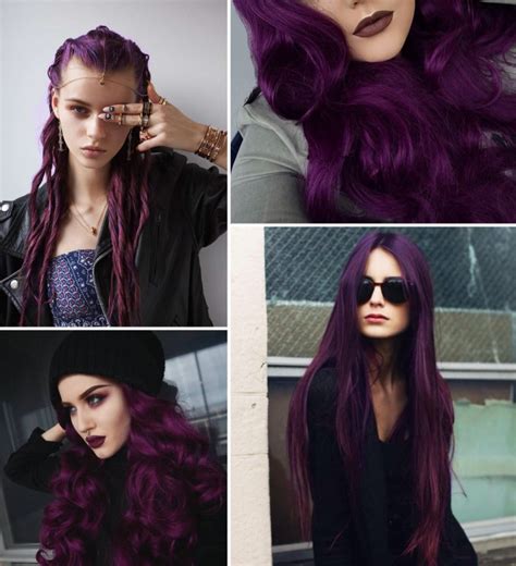 1001 + visions en cheveux prune pour être au top des ...
