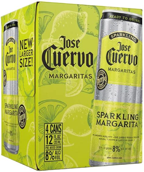 Jose Cuervo Sparkling Margaritas 4pk 12oz Can Legacy Wine And Spirits