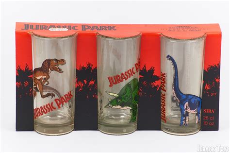 Drinking Glasses Set Jurassic Toys
