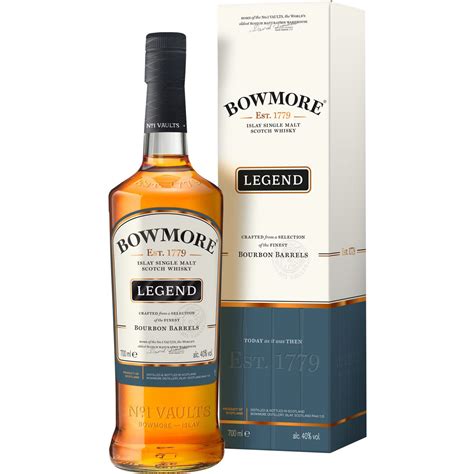 BOWMORE Scotch whisky écossais single malt Legend 40 avec étui 70cl