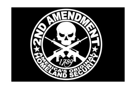 2nd Amendment Homeland Security Rifles Vinyl Decal Sticker Car Truck Window Ebay