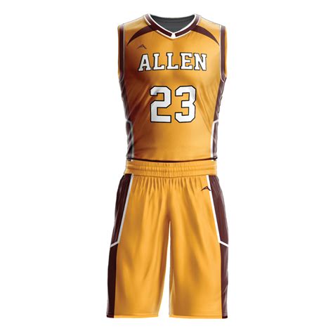 Basketball Uniform Pro 246 Away - Allen Sportswear