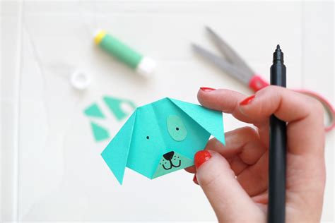 Origami Tiere Falten Hase Hund Und Huhn Foto DIY Und Video DIY In