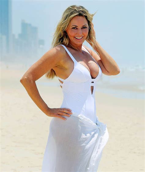 Carol Vorderman Strikes A Pose In Sexy Beach Photoshoot Carol