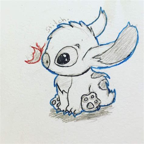 Stitch Drawing Easy Cute Alittlemisslawyer