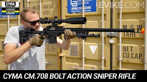 Cyma Cm Airsoft Bolt Action Sniper Rifle Review Youtube