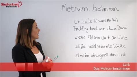 Jambus, trochäus, daktylus und anapäst ✅ metrum in gedichten einfach erklärt! Daktylus Beispiel