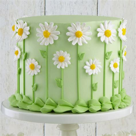 Fresh As A Daisy Cake Recipe Daisy Cakes Cake Decorating Flower Cake