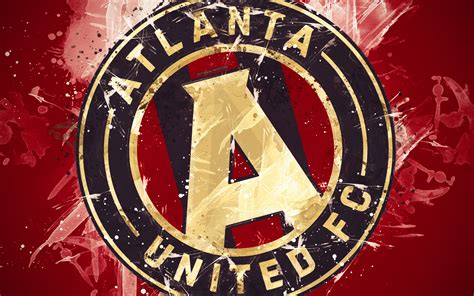 Download Wallpapers Atlanta United Fc 4k Paint Art