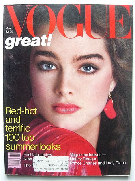 Vogue Magazine May 1981 Brooke Shields Richard Avedon Vogue Magazine