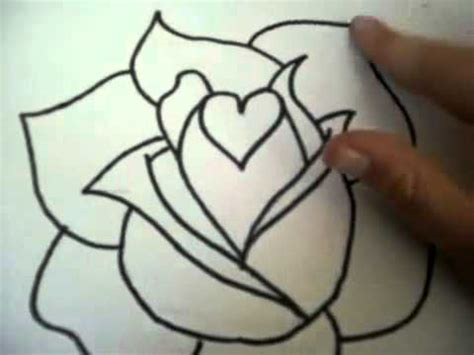 It will be quite fun to learn how to easy draw a rose step by step. How To Draw A Rose - YouTube - YouTube