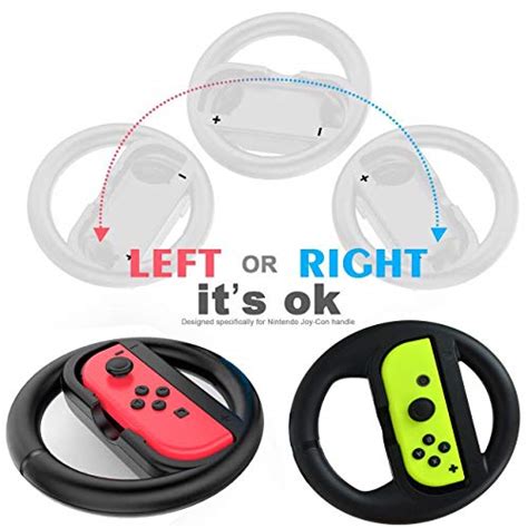 Steering Wheels Kit For Nintendo Switch Joy Con Racing Game Controller
