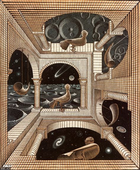 M C Escher Another World 1947 Rmuseum
