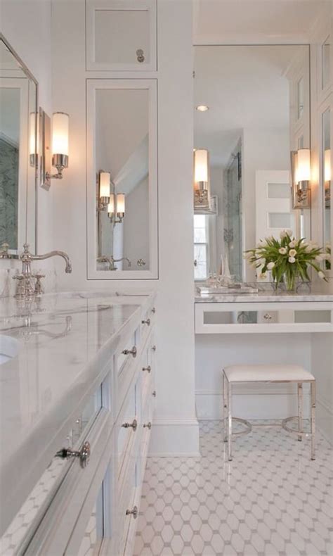 Inspiring You With All White Bathrooms