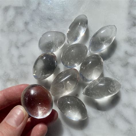 Clear Quartz Tumbled Pocket Stone Minera Emporium Crystal And Mineral Shop