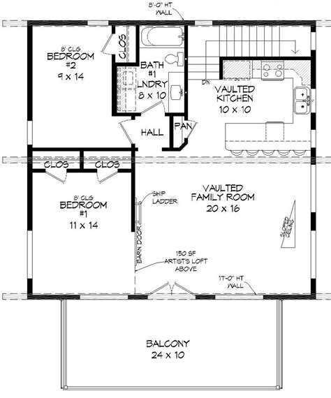 Modern Style House Plan 3 Beds 2 Baths 1509 Sqft Plan 932 42